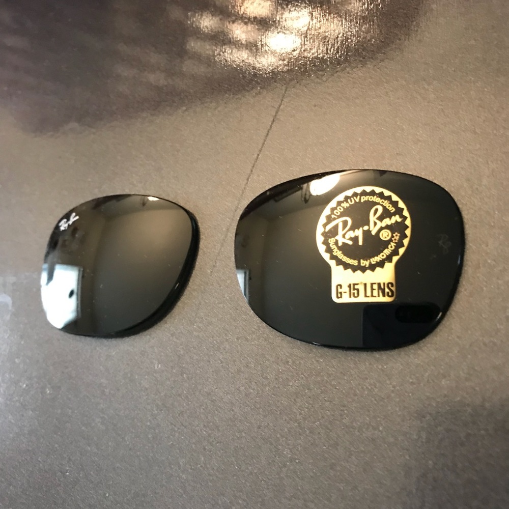 Authentic Ray-Ban “new wayfarer” lenses